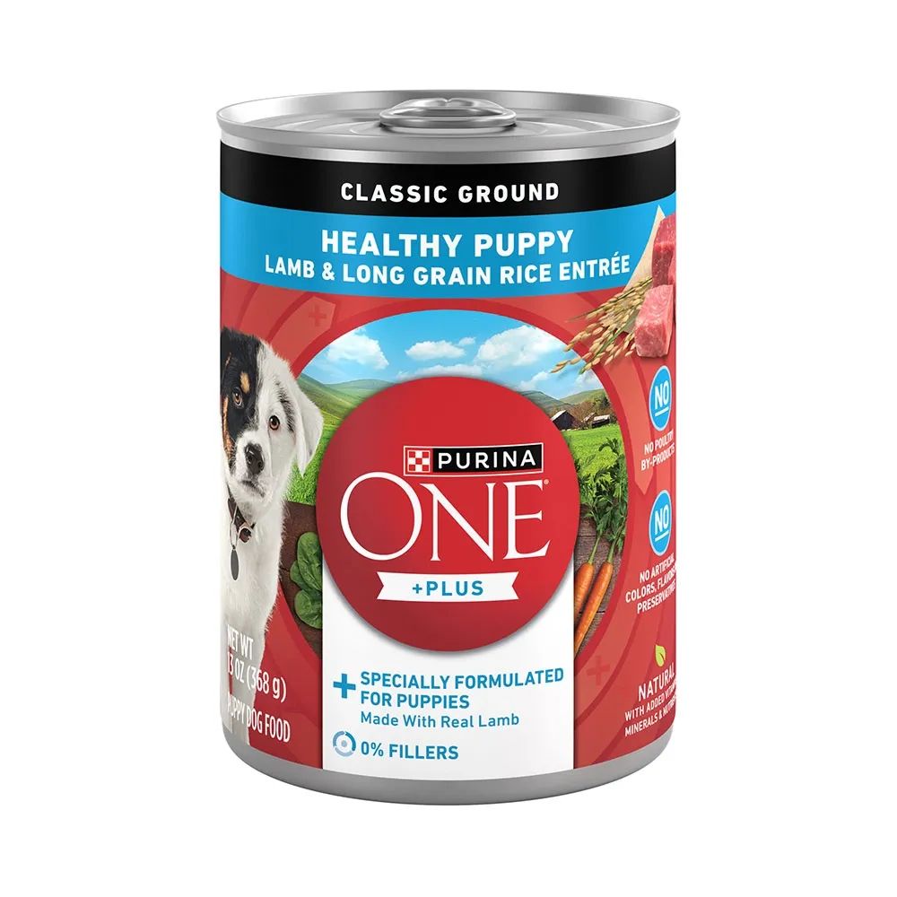 Alimento Húmedo Para Perro Purina One Classic Ground Cordero 13Oz