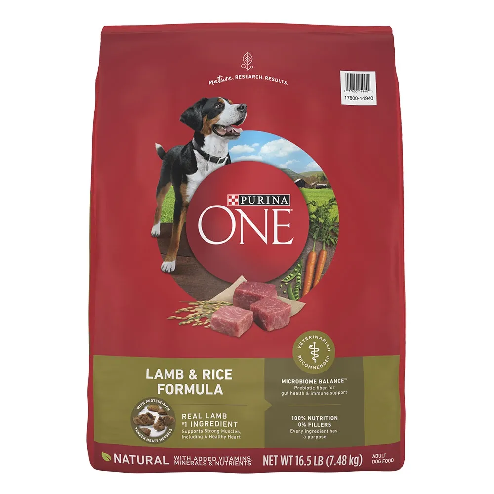 Alimento Seco Para Perro Fórmula Sin Granos De Cordero Y Arroz Purina One 16.5 Lb