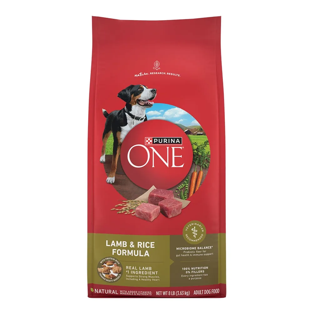 Alimento Seco Para Perros Fórmula De Cordero Y Arroz Purina One 8 Lb