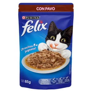 Alimento Para Gatos Pavo Felix 85G