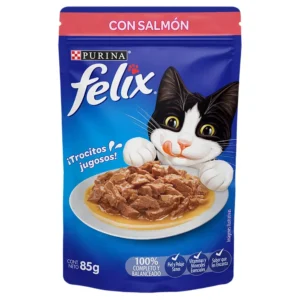 Alimento Para Gatos Felix Sobre Sabor Salmón – 85 G