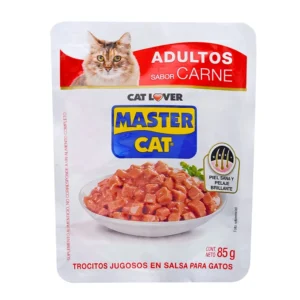 Trocitos Jugosos Carne Master Cat 85G